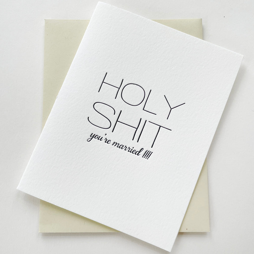 Holy Shit You're Married - Steel Petal Press
