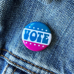 Vote 1" Round Button