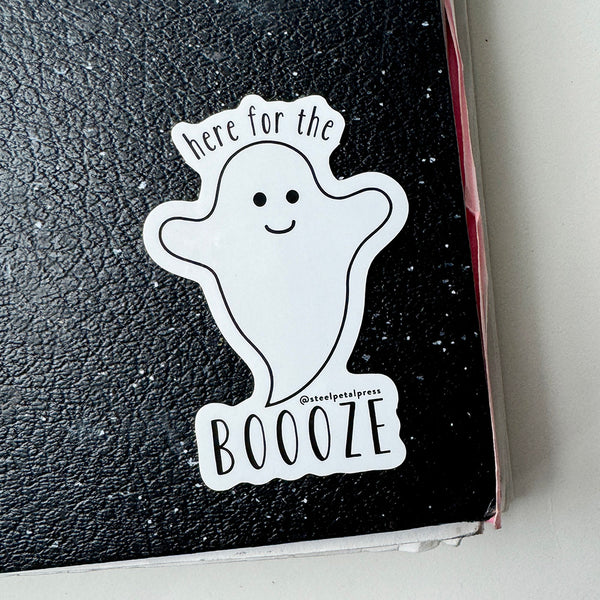 Boooze Die-Cut Sticker