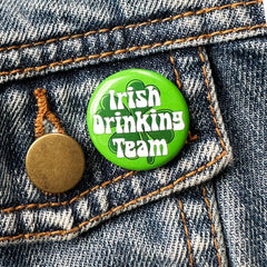 Irish Drinking 1" Round Button