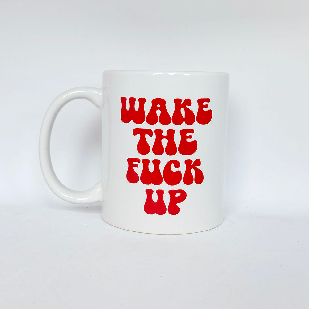 Wake Up Coffee and Tea Mug