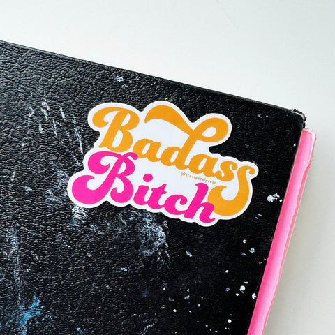 Badass Bitch Sticker