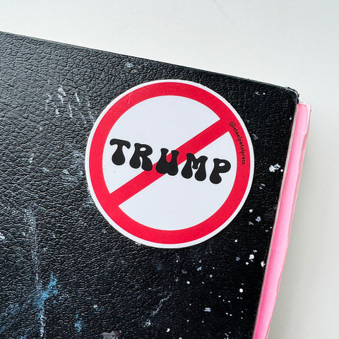 No Trump Sticker