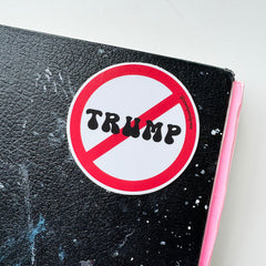 No Trump Die-Cut Sticker