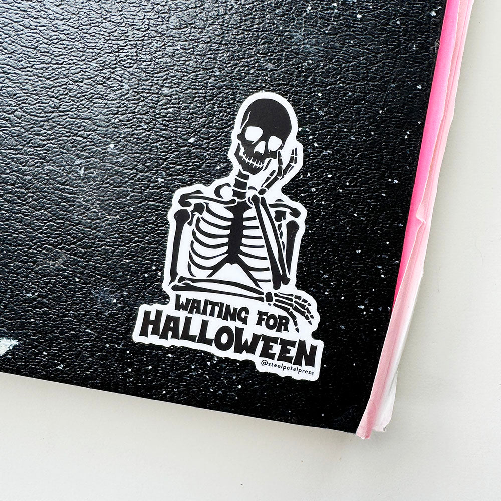 Skeleton Halloween Sticker