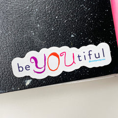 BeYOUtiful Die-Cut Sticker