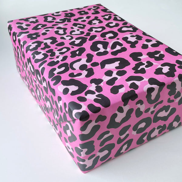 Leopard Gift Wrap - Roll of 3 Sheets