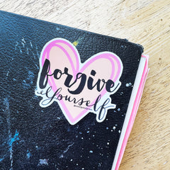 Forgive Yourself Die-Cut Sticker