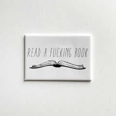 Fucking Book Typographic Fridge Magnet