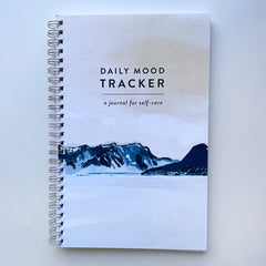 Daily Mood Mountains Spiral Notebook