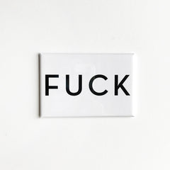 Fuck Typographic Fridge Magnet