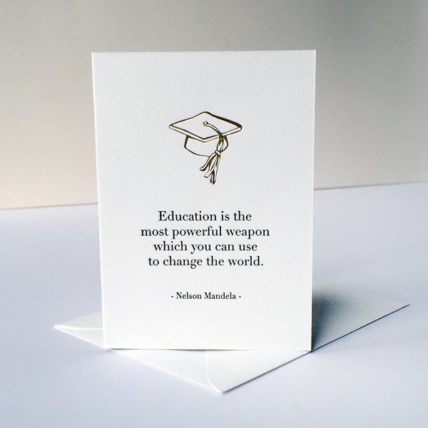 Change the World Graduation - Steel Petal Press
