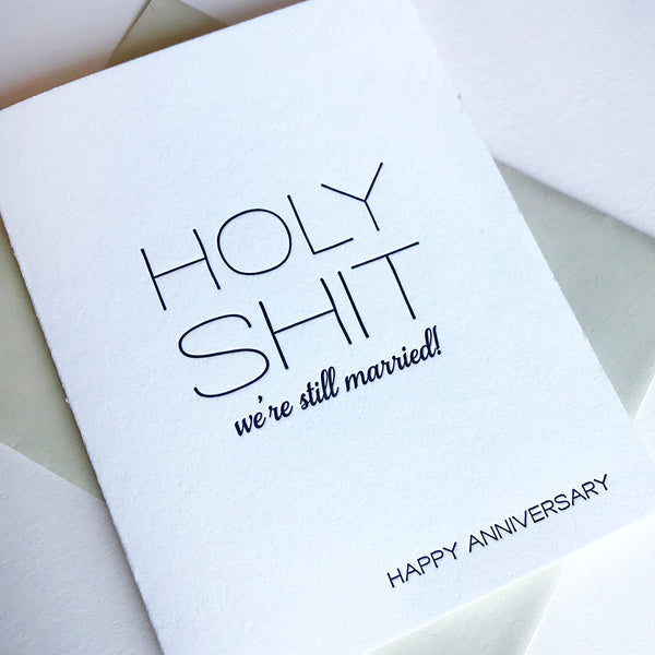 Holy Shit Anniversary - Steel Petal Press