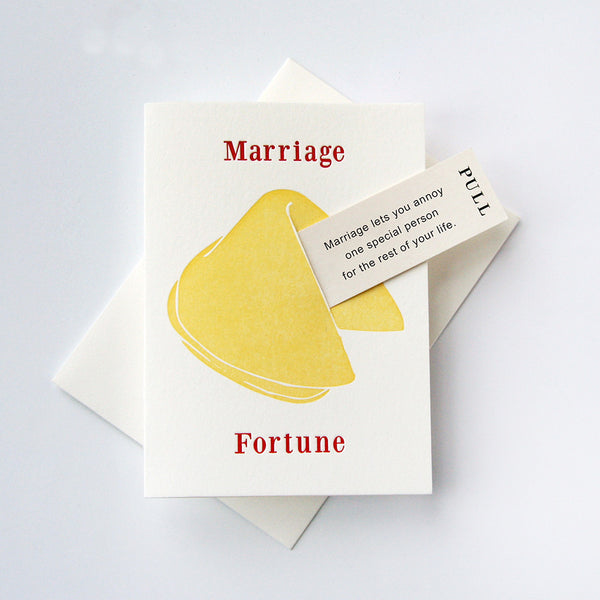 Fortune Wedding Annoy - Steel Petal Press