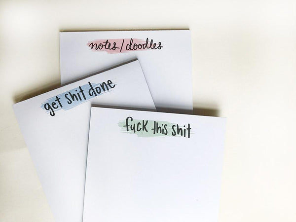 Get Shit Done Pocket Notepad - Steel Petal Press