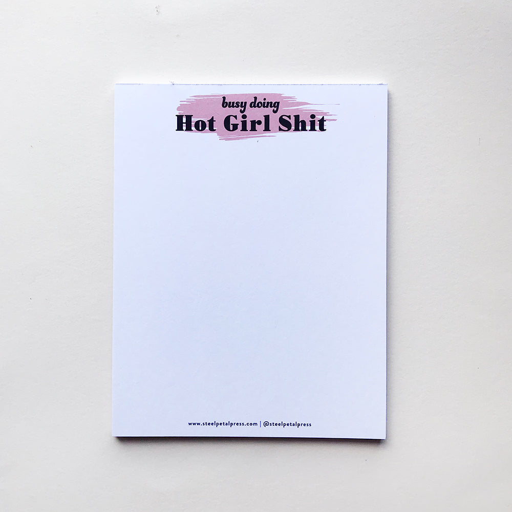 Hot Girl Shit Pocket Notepad
