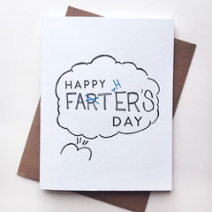 Farter’s Day - Letterpress Father's Day Greeting Card