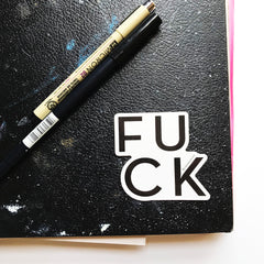 Fuck Die-Cut Sticker