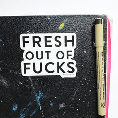 Fresh Fucks Die-Cut Sticker