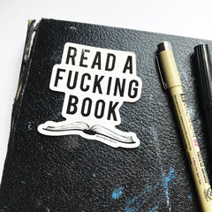 Fucking Book Die-Cut Sticker