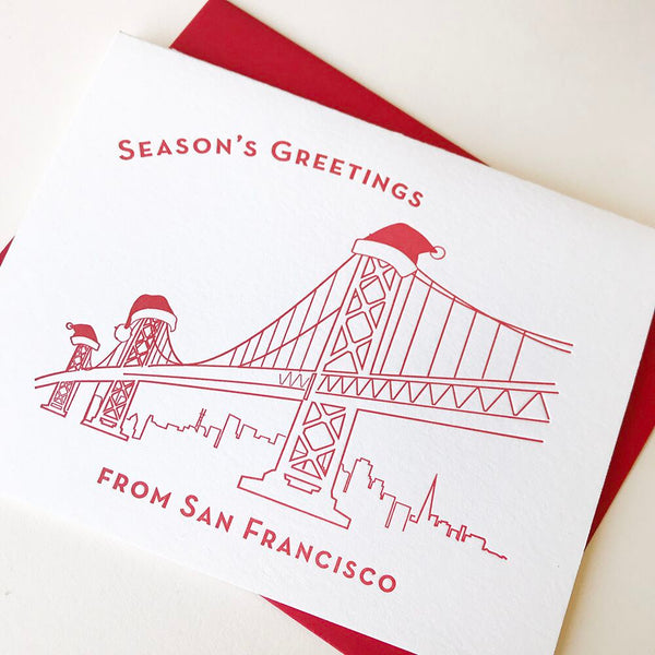 Seasons Greetings San Francisco - Steel Petal Press