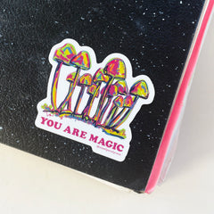 Magic Mushrooms Die-Cut Sticker