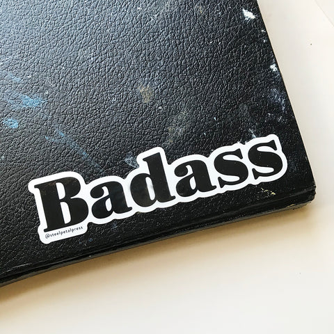 Badass Sticker